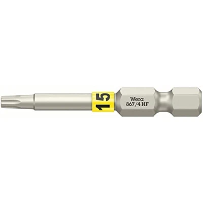 Imagen de Wera 05060507001 Punta con función de retención, 867/4 TORX® HF Puntas sistema TX 15 x 50 mm