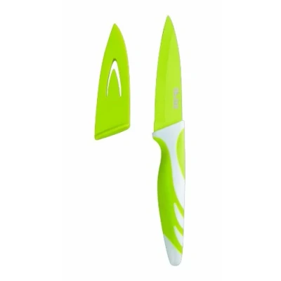 Imagen de Ibili Cuchillo DE Cocina ANTIAD.Verde 8,50 CM, Stainless Steel, Verde, Talla única