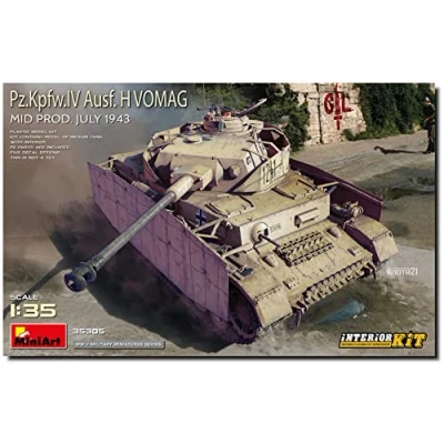 Imagen de MiniArt MIN35305 1:35 Pz.Kpfw.IV Ausf H Vomag. Mid Prod (Int Kit) Modelo a escala