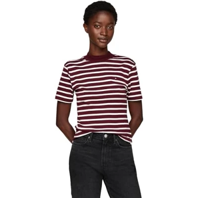 Imagen de Tommy Hilfiger Men Stretch Slim FIT tee MW0MW10800 Blue (Deep Indigo) XS