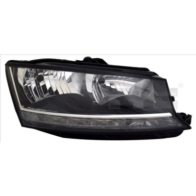Imagen de TYC 20 19169 06 2 Faros derecha H7/H7, LED con luz diurna para circulación por la electromotor SKODA: Fabia III Hatchback