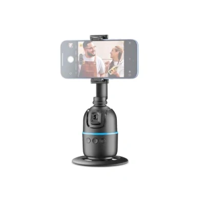 Imagen de Soporte móvil CellularLine FACECAM, con reconocimiento facial, Rotación completa, Tecnología de funcionamiento gestos, Universal, Negro