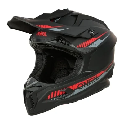 Imagen de O&#039;NEAL C SRS Helm Solid Casco de Bicicleta montaña, Adultos Unisex, Blanco/Rojo, Large