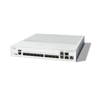 Imagen de Switch gestionado Cisco Catalyst 1300 12XS, 10 Puertos SPF+ de 10G, 2x10GE SFP+ Combo, protección Limitada por Vida (C1300 12XS)