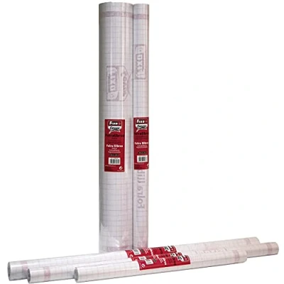 Imagen de Fixo Cover Rollo de Forro Libros Adhesivo 0,5x1,5m Polipropileno Transparente 50µ Perfecto para Proteger y Material Escolar Reposicionable