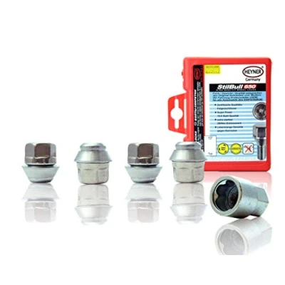 Imagen de Ford Mondeo Mk1, Mk2, Mk3, Mk4, Mk5 1993 sobre ruedas premium tuercas de bloqueo M12x1,5 tornillos antirrobo para las aleaciones juego 4 + tecla extracción