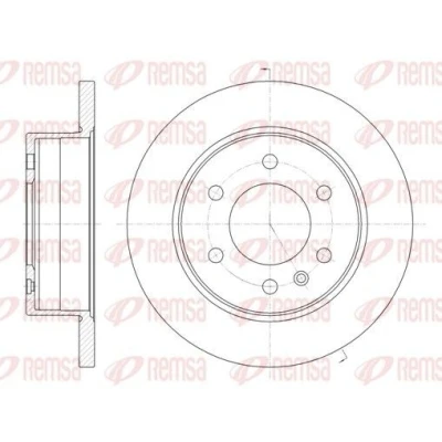 Imagen de REMSA 61035.00 Disco de freno Eje trasero 298, 298 16 6 macizo MERCEDES BENZ: Sprinter 3.5 T Furgón, 5 Camión plataforma/Chasis