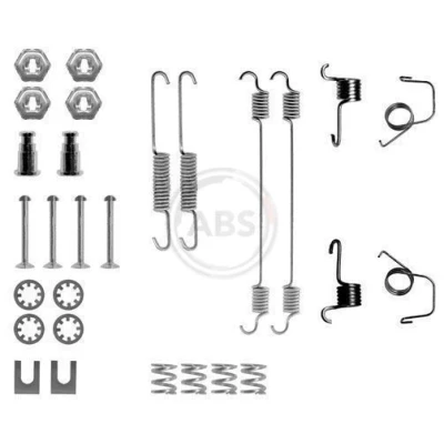 Imagen de A.B.S. 0617Q Juego de accesorios, zapatas freno PEUGEOT: 205 II Hatchback, 106 I CITROËN: Saxo Hatchback
