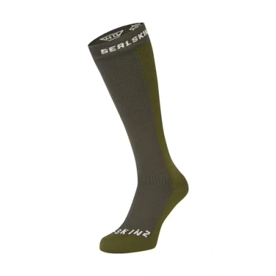 Imagen de SEALSKINZ Worstead Calcetines unisex impermeables con forro de lana merina, longitud hasta la rodilla, para exteriores, esquí y senderismo invierno, liberan calor humedad