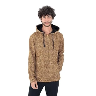 Imagen de Hurley Capucha con Cremallera M Toledo Sudadera, Cheddar, XL para Hombre