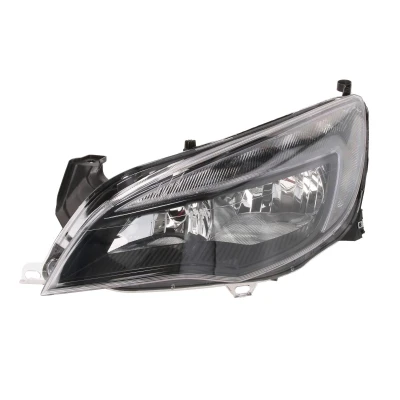Imagen de TYC 20 15602 06 2 Faros izquierda H7/H7, LED negro con luz diurna para circulación por la derecha LED, electromotor OPEL: Astra J Hatchback