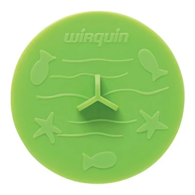 Imagen de Wirquin 39222301 Tapón universal para fregadero (diámetro 110 mm), color verde