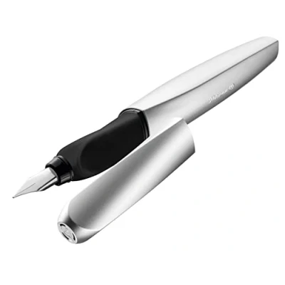 Imagen de Pelikan P457 Pluma estilográfica de trazo medio, plateado