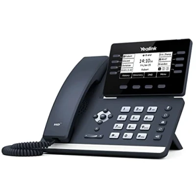 Imagen de Yealink SIP T53W Teléfono IP (Negro, Terminal con conexión por cable, Botones, Escritorio/pared, En banda, Out of band, Información SIP, LCD)