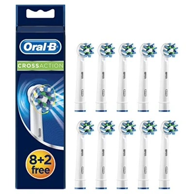 Imagen de Oral B CrossAction Cabezal de Recambio 8+2 uds. Extra