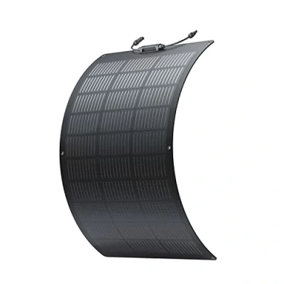 Imagen de Panel solar flexible EcoFlow de 100 W con impermeabilidad grado IP68 y celdas solares alta eficiencia para techos, autocaravanas mucho más