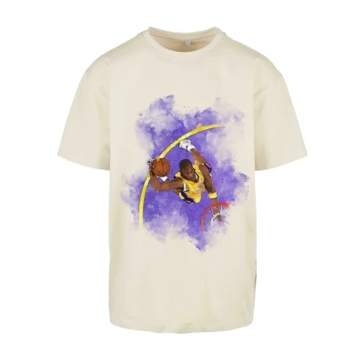 Imagen de Upscale by Mister Tee Basketball Clouds 2.0 Oversize Camiseta estampada, Hombre, Talla: XS, Sand