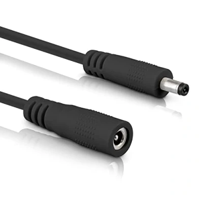 Imagen de InLine Cable alargador CC, de alimentación Universal para Tiras LED, cámaras vigilancia, impresoras, routers, conmutadores, etc. CC Macho/Hembra 4,0 x 1,7 mm, Negro, 2 m