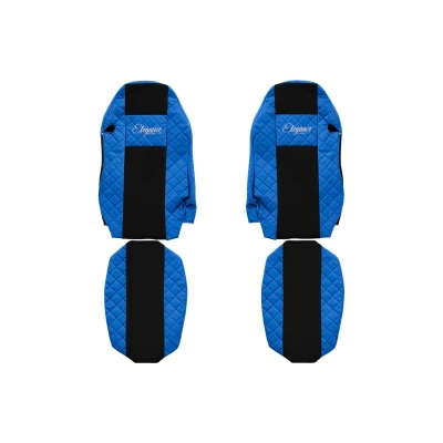 Imagen de F CORE Elegance Q FX06 BLUE Cubreasiento Azul textil, Ecopiel