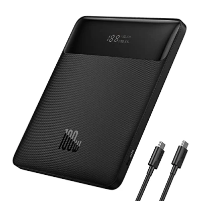 Imagen de Powerbank Laptop Baseus PD 100W 20000mAh USB C Power Bank Slim Baterías externas QC 4.0 Cargador Rápido para Portátiles MacBook Air DELL Haiwei HP iPad iPhone 15/14/13 Samsung Galaxy Switch Airpods