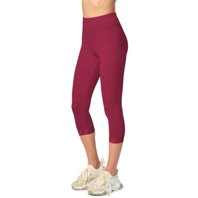 Imagen de Merry Style Leggins 3/4 Mallas Deportivas Mujer MS10 290(Burdeos, M)