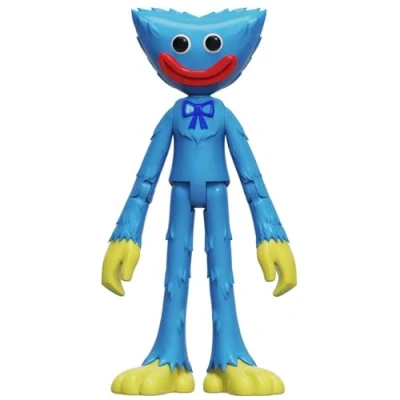 Imagen de Bizak Poppy Playtime Figura de acción articulada Huggy Wuggy 13 cm, Vienen con un Accesorios como en el Videojuego, Diferentes Personajes para coleccionar, a Partir 6 años (64230010)