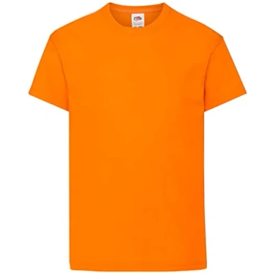 Imagen de Fruit of the Loom Camiseta lisa para niños y