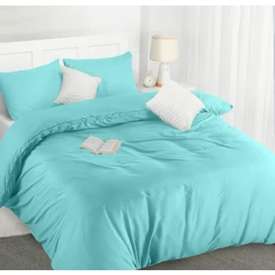 Imagen de Utopia Bedding Funda Nordica Cama 105 Microfibra Juego de Edredon 200x200 cm y 2 Fundas Almohada 50x75 (BLU SPA)