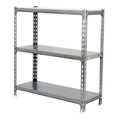 Imagen de Simon Rack Estanteria Metalica, 3 Baldas Ajustables, 180 kg de Punto Flexión, 900x900x300 mm, Estantería Almacenaje, Sin Tornillos, Galvanizado Simonclick