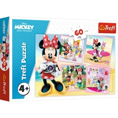Imagen de Trefl de 60 Piezas, para niños a Partir 4 años Puzzle, Color Encantadora, Disney Minnie