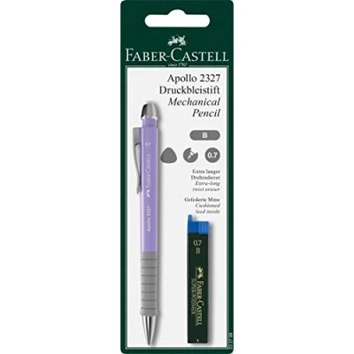 Imagen de Faber Castell Apollo Lápiz mecánico (0,7 mm, incluye plomos, colores surtidos)
