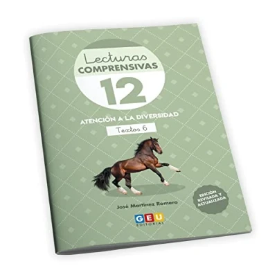 Imagen de Lecturas Comprensivas 12/ Editorial Geu/ 3º primaria/ mejora la Comprensión Lectora/ Recomendado Como Apoyo/ Actividades sencillas (Niños de 8 a 9 años)
