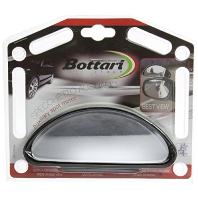 Imagen de Bottari 18279 Retrovisor auxiliar de ángulo muerto universal, 13,5 x 5 cm