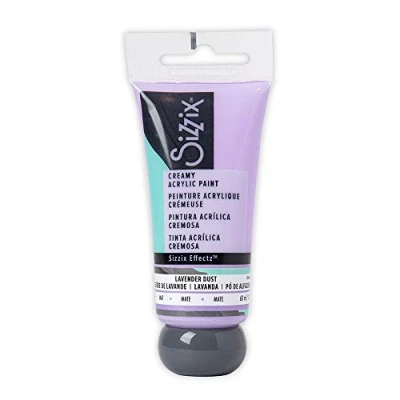 Imagen de Sizzix 664545 Effectz Pintura acrílica mate cremosa (polvo de lavanda, 60 ml)