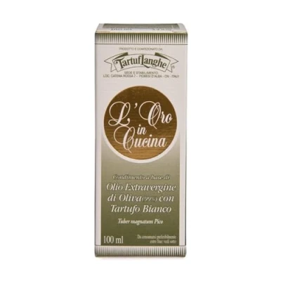 Imagen de Oro En La Cocina Aceite De Oliva Extra Virgen Con Trufa Blanca 100 Ml