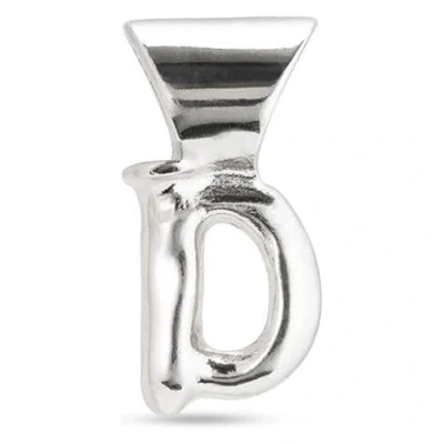 Imagen de UNOde50 Colgante Personalizado Charm Personalitation Bañado en Plata de Ley Letra D Joya Artesanal Hecho España