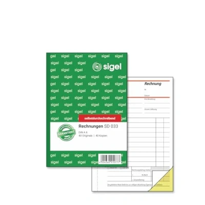 Imagen de Sigel SD033 formulario comercial formularios comerciales (A6, Verde)