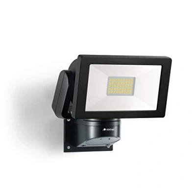Imagen de Steinel LS 300 Foco LED, en color negro, orientable, con consumo de 29,5 W, intensidad 2704 lúmenes, grado protección IP44 y luz blanco neutro (4000 K)
