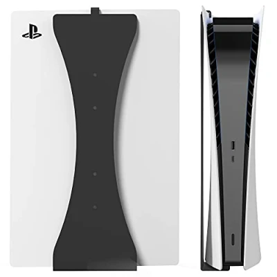 Imagen de HumanCentric Soporte de Pared Compatible con PS5 Fat Original, Metal Fat, para versión Disco y Digital, no Slim
