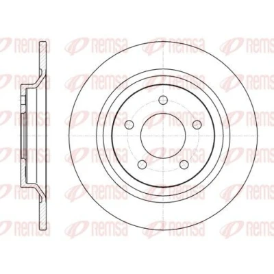 Imagen de REMSA 61113.00 Disco de freno Eje trasero 301,8, 301,8 11 5 macizo MAZDA: MX 3,