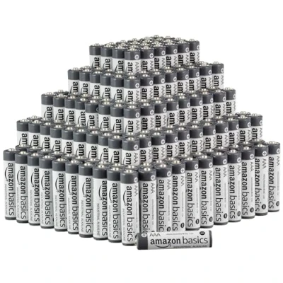Imagen de Amazon Basics Pilas alcalinas AAA de uso industrial (250 unidades)