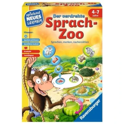 Imagen de Ravensburger 24945 El zoológico de Voz retorcido Jugar y Aprender, Amarillo