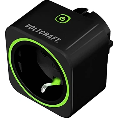 Imagen de VOLTCRAFT SEM6000 BLACK Medidor de costes energéticos con interfaz Bluetooth®, exportación datos, función registro TRMS y corriente