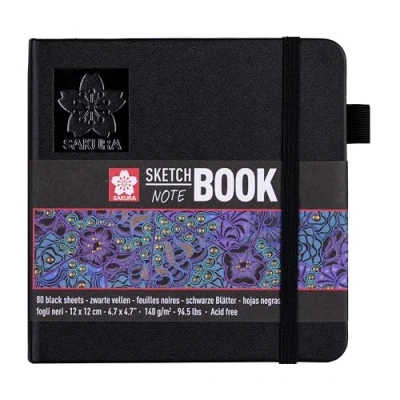 Imagen de Sakura Cuaderno de bocetos, 120 x mm, Color Negro