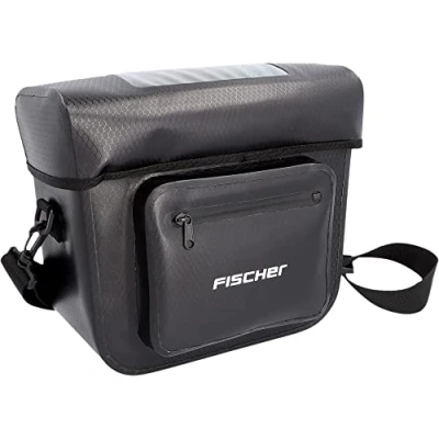 Imagen de Fischer Bolsa para Manillar Plus Terra, Impermeable, Color Negro, 7 litros