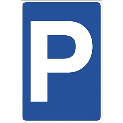 Imagen de &#039;Panneau Parking Panneau en aluminium/Dibond 140 x 200 mm 3 d&#039;épaisseur