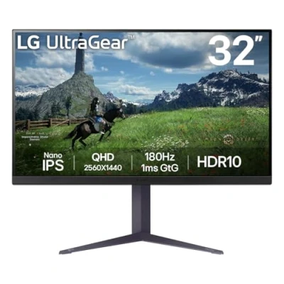 Imagen de LG 32GS85Q B Monitor PC 80 cm [31.5] 2560 X 1440 Pixel Quad HD Nero (NANO IPS 32IN 16:09 HDMI X2 DISPLAYPORT HEADPHONE)