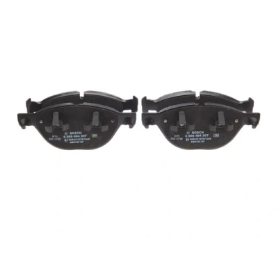 Imagen de BOSCH 0 986 494 307 Juego de pastillas freno Low Metallic con contacto avisador desgaste clip émbolo, Chapa antichirridos BMW: X6, X5