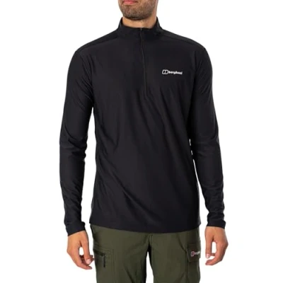 Imagen de Berghaus Camiseta de Manga Larga con Media Cremallera 24/7 para Hombre