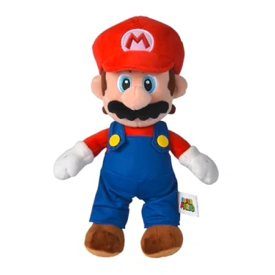 Imagen de Simba Toys Peluche Super Mario, Material Suave y Agradable, 100% Original, Apto para Niños Niñas de todas las Edades 30 cm